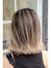 カット＋ハイライトｏｒグラデーション＋カラー￥19140