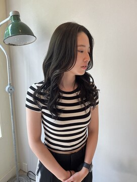 ライド ヘアー(RIDE HAIR) セミロングオリーブカラー