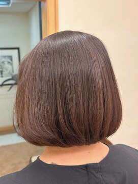 松本平太郎美容室 銀座本店 イノアカラー×ベーシックボブ/30代40代50代60代