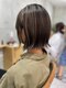 ナニ 龍ヶ崎店(Nani)の写真/白髪ぼかし極細ハイライトでお洒落な仕上がりに◎ショートヘアやミニボブとも相性◎[白髪ぼかしハイライト]