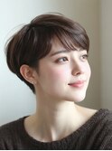 くびれヘア ハイライトカラー アプリコットオレンジ 夏