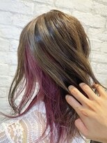 アース オーセンティック 三鷹店(EARTH Authentic)&nbsp;セミディ×ピンクインナーカラー