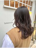 イメチェン/ブルーブラック/美髪/ワイドバング