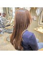 ラフィス ヘアー バース たまプラーザ店(La fith hair Bath) ロングマットブラウン。赤味を抑えた色になります。