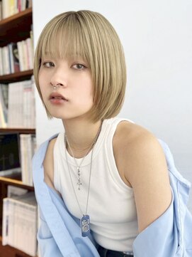 ベチカ(vetica) ハニーベージュ/ミニボブ/前髪カット