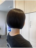 切りっぱなしボブ