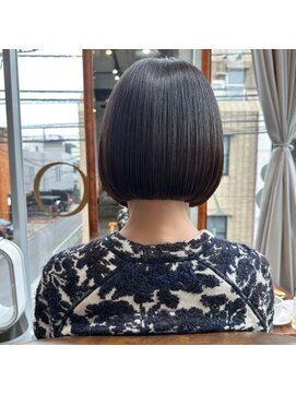 ムード(MOOD,) 暗めカラー/グランマッシュ[レイヤーカット/髪質改善/銀座]