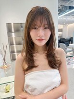 ノイ 銀座(noi)&nbsp;韓国ヘア／ミディアム/レイヤーカット／前髪カット