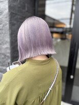 ヴィオラカラー(VIOLLA COLOR) ハイトーンカラー×ナチュラルボブ/小倉