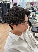 横浜西口メンズマッシュ波巻きパーマツイストパーマメンズパーマ
