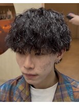 フィフス 渋谷(fifth)&nbsp;渋谷縦落ちツイストスパイラルパーマパーマメンズカットマッシュ