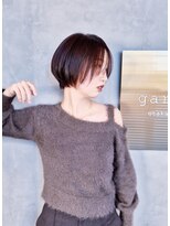 ガーデン オオタカノモリ(garden otakanomori)&nbsp;丸みショートボブ×モカピンクブラウン