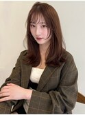 ハイライトバレイヤージュダブルカラーレイヤーカット20代30代