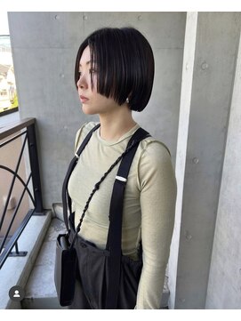 ソワ オモテサンドウ(SOIE OMOTESANDO) 前上がりボブ