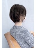 小顔ひし形似合わせカットショートボブ