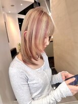 シェノン 表参道(CHAINON)&nbsp;表参道/着物ヘア/ダークアッシュ/ミディアムレイヤーカット/渋谷