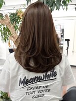 ヘアサロン リボーン(Hair salon Reborn)&nbsp;ミディアムレイヤーセミロングケアカラー20代30代40代