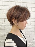 ほんのりオレンジベージュ*最旬ゆるふわショート