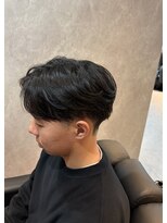 ザ クラン バイ ヘッドライト 仙台長町店(THE CLAN by HEADLIGHT) 束感×センターパート×黒髪×マッシュパーマ