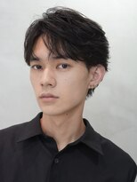 バイフィフス 原宿/表参道(by fifth) フェザーパーマニュアンスパーマ大人メンズカットセンターパート