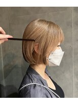 ペニー(PENNY) ボブ×ミルクティーベージュ
