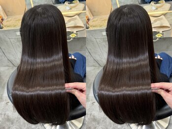 ロンド 表参道店(Lond)の写真/[カット+やわらか縮毛矯正+1stepTR￥15800]傷みを最小限に抑えた髪質改善効果のある縮毛矯正[表参道]
