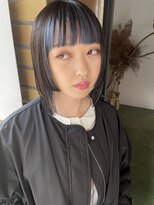 カリシア(CARICIA)&nbsp;［ブリーチカラー］ブルーインナーカラー