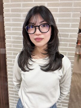 ニューヨークニューヨーク 三宮店(NYNY) レイヤーカット/ミディアムヘア/バタフライレイヤー