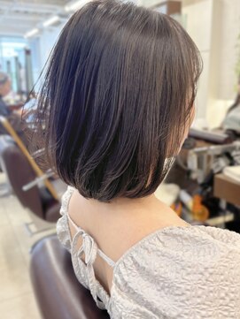 キアラ(Kchiara) ひし形シルエットで小顔見え丸みボブ【福岡Kchiara奥野】