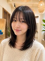 ヘアリゾート粋 トゥジュ 池袋東口店(tujuh) ハッシュカット/顔まわり/レイヤーカット/透明感カラー