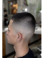 チルチェア ノースエリア 高円寺店(CHILL CHAIR north area.)&nbsp;バズカット×ミドルフェード<高円寺/バーバー>