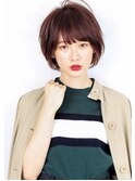 ☆ ピンクグレージュ ＆ ☆ 外国人風 ショート☆