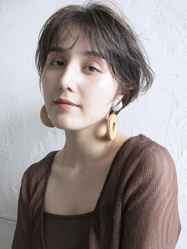 アイティー バイ アルバム 浦和店(IT by ALBUM) エアリーショート_ココアブラウンフリンジウェーブ_27606