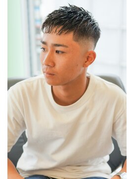 にもう クロップフェードカットテクスチャーベリーショート2