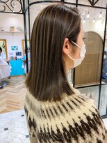 ロンド エスポワール 錦糸町(Lond espoir)&nbsp;【柴田】ミディアムヘアショコラベージュボブルフハイライト