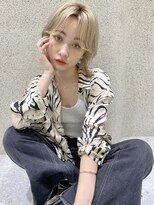 マイル 渋谷(mile)&nbsp;ウルフカット×ホワイトカラー