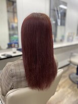 ナンバー ブラオ 名古屋栄(N° blao) レッドブラウン ピンクレッドケアカラーカクテルトリートメント