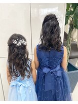 フォルテ 中田店 ハーフアップアレンジ