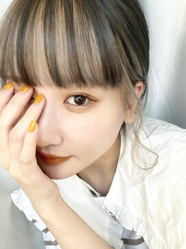 ロンドヴァリー 渋谷店(Lond vallee) 【Lond田中】前髪カラーホワイトベージュ！！