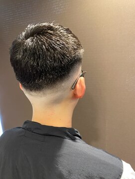 ヒロギンザ 六本木店(HIRO GINZA) スキンフェード×クロップスタイル