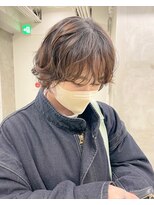 ソーコ 渋谷(SOCO) 大人かわいい黒髪パーママッシュショートパーマボブ黒髪ショート