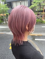 ロイド(Royd.)&nbsp;ピンクカラーウルフカット