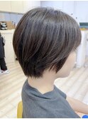 【morio成増/児玉】黒髪丸みショート　秋冬