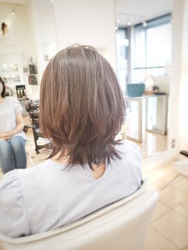 ヘアー&フェイス ヤマ hair&face Yama ミディアムレイヤー