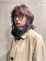 レッドブラウン イメチェンヘアスタイル