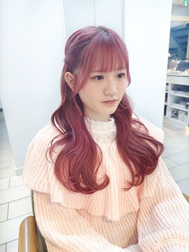 テトラ バイ ネオリーブ 横浜西口店(tetra by neolive) ストロベリーピンク×簡単アレンジ＊*【横浜/横浜駅】