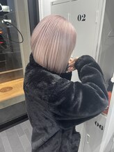 シーエスメイド バイ シャチュー 大須店(CS made by SHACHU) ホワイトラベンダー/ボブ/ショート/切りっぱなし