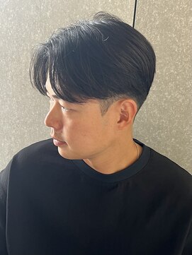 ニアウ 太田店(Niau) メンズナチュラルセンターパートニュアンスパーマ毛流れパーマ