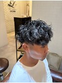 スパイラルパーマメンズカットツイスパ