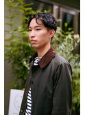 センターパート×ニュアンスパーマ◎三軒茶屋 メンズ RYUKI